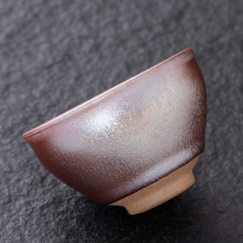 Buddha Stones Chinese Pink Gold Jianzhan Porcelain Teacup Kung Fu Tea Cup - image 3