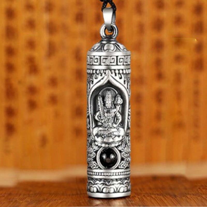 Buddha Stones Chinese Zodiac Natal Buddha Projection Prosperity Necklace Pendant - Ox/Tiger - image 6