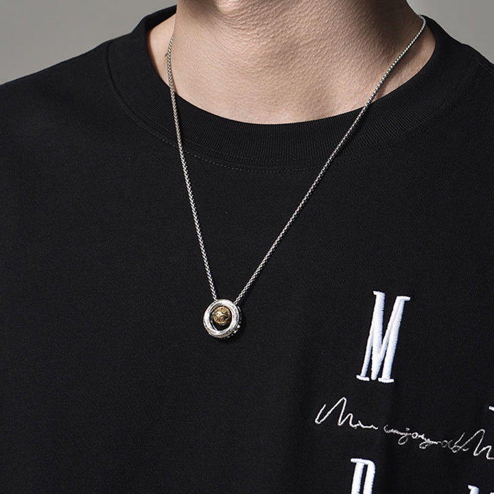Buddha Stones Mobius Lucky Bead Copper Wealth Necklace Pendant - image 9