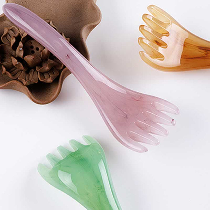 Resin Gua Sha Massage Comb Tool Set - image 6