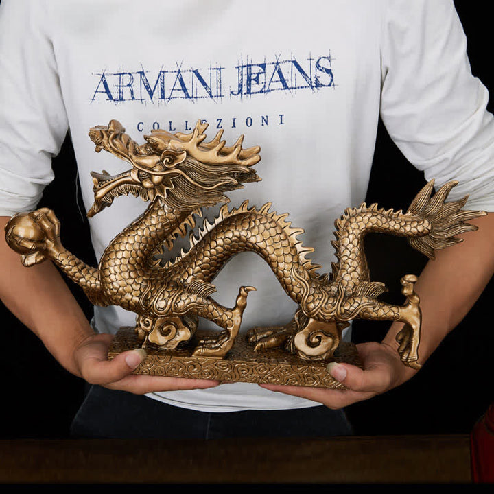 Buddha Stones Feng Shui Dragon Auspicious Cloud Wealth Luck Decoration - image 13