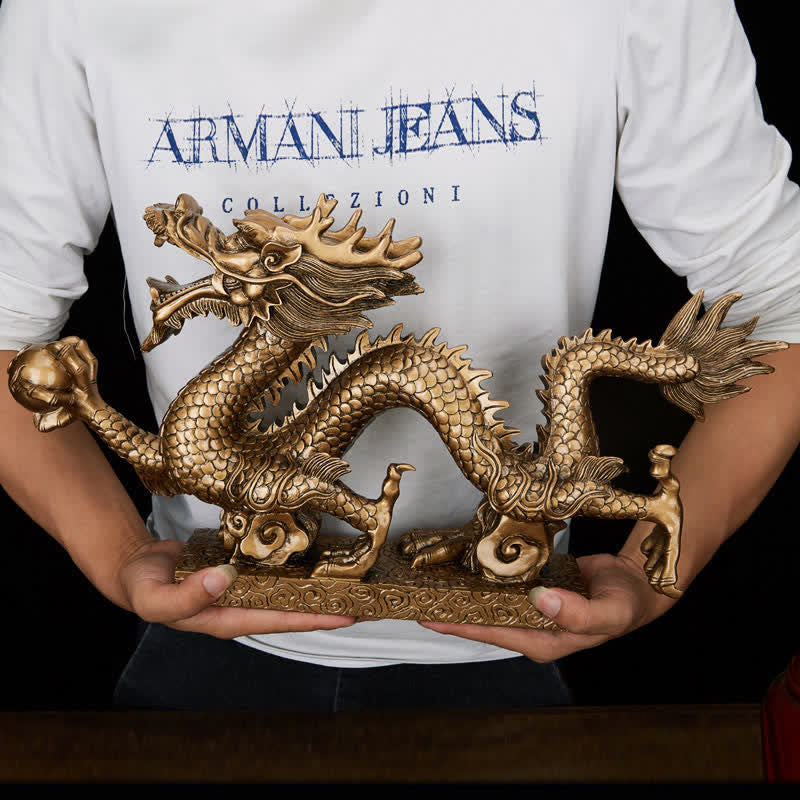 Buddha Stones Feng Shui Dragon Auspicious Cloud Wealth Luck Decoration - image 13