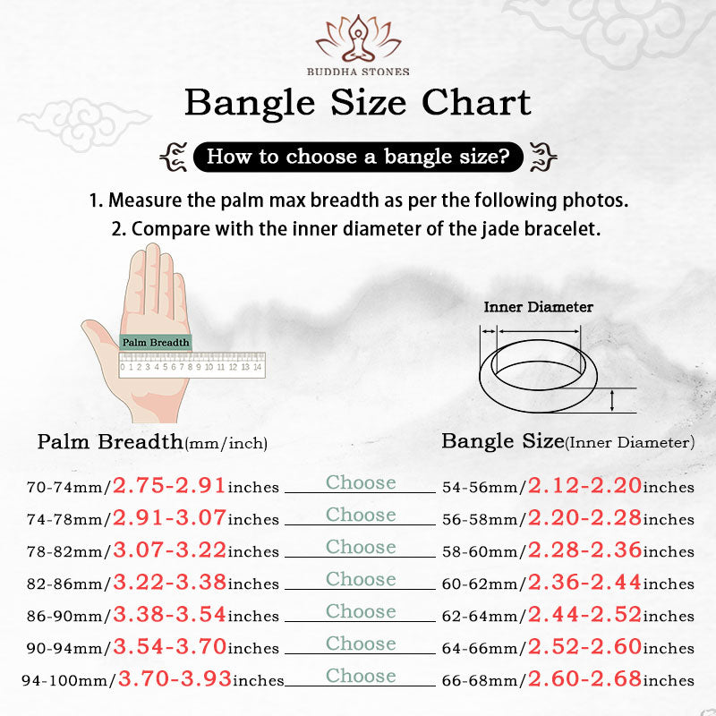 Buddha Stones Cyan Jade Longevity Blessing Bangle Bracelet - image 10