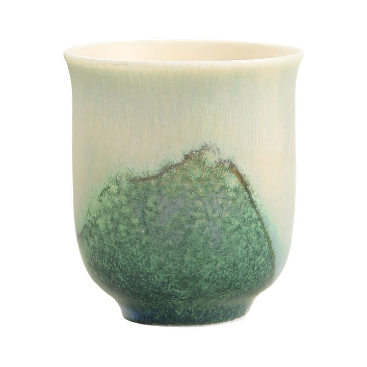 Buddha Stones Creative Green Ceramic Teacup Kung Fu Tea Cups - image 8