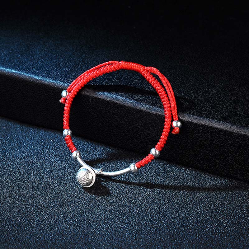 Buddha Stones FengShui Lucky Red String Bell Bracelet - image 2