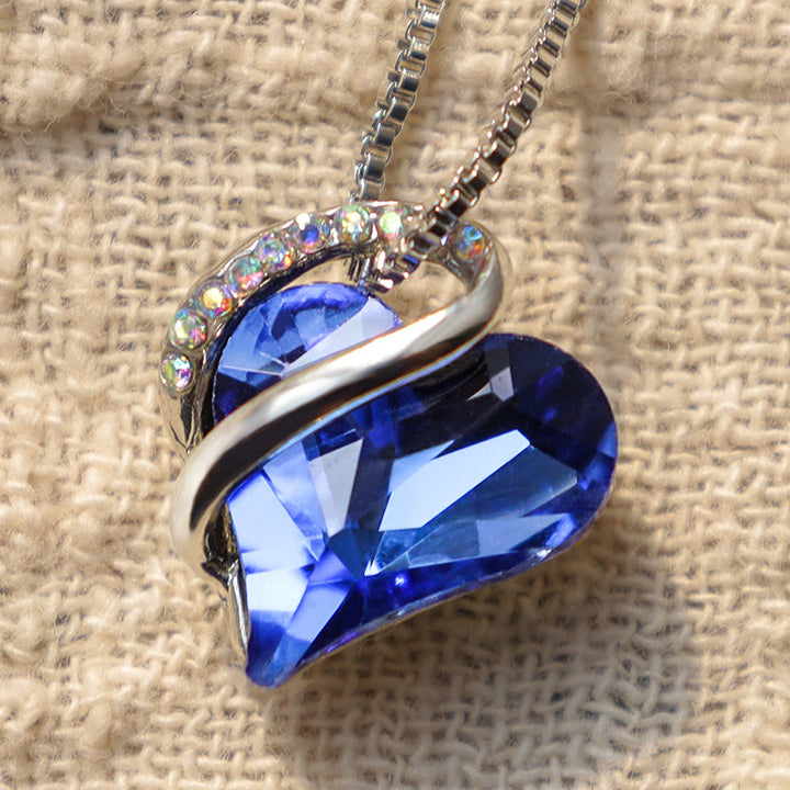 Buddha Stones Love Heart Birthstone Healing Energy Necklace Pendant - image 12