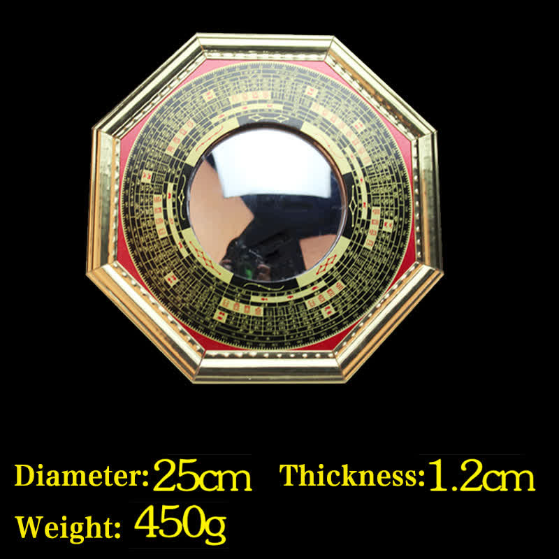 Feng Shui Bagua Map Balance Harmony Living Room Energy Map Mirror - 25cm Bagua Map Convex Mirror - image 22