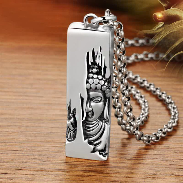 Buddha Stones Tathagata Buddha Strength Protection Amulet Lucky Pendant Necklace - image 4