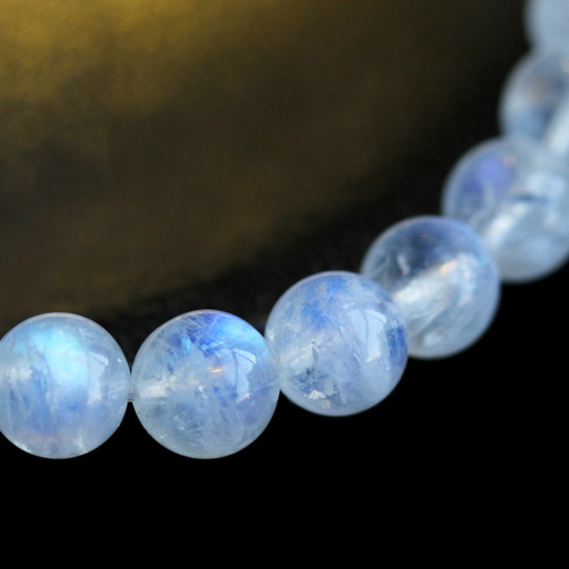 Buddha Stones Moonstone Calm Healing Positive Bracelet - image 14