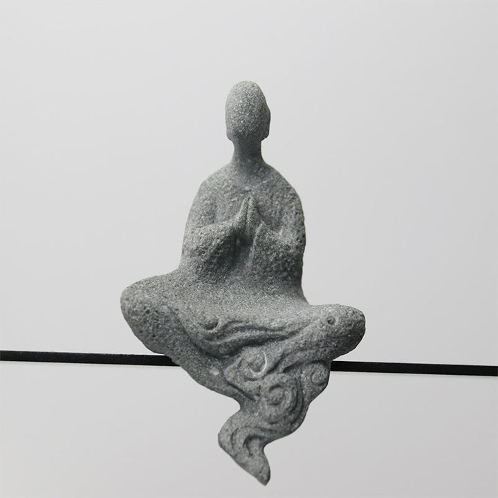 Buddha Stones Meditation Buddha Monk Serenity Home Decoration - image 15