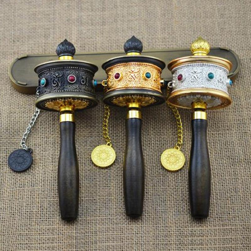 Tibetan Lucky Prayer Wheel Decoration - image 7
