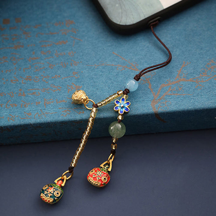 Gold Swallowing Beast Family Luck Key Chain - image 6