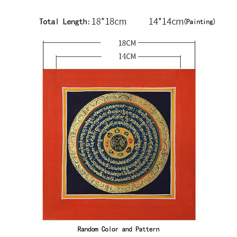 Buddha Stones Tibetan Handmade Thangka Painting Spiritual Blessing Blind Box Random Color Pattern - image 10