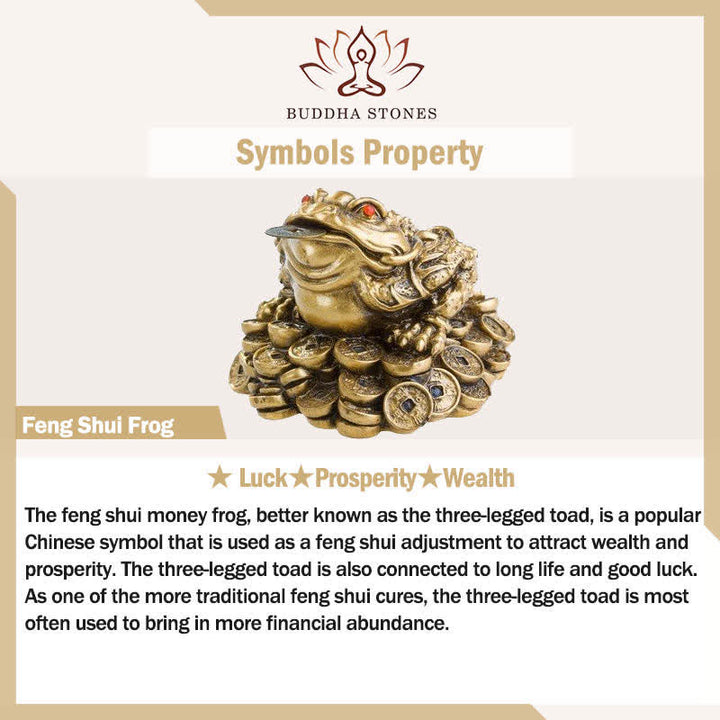Buddha Stones FengShui Wealth Lucky Frog Decoration - image 7