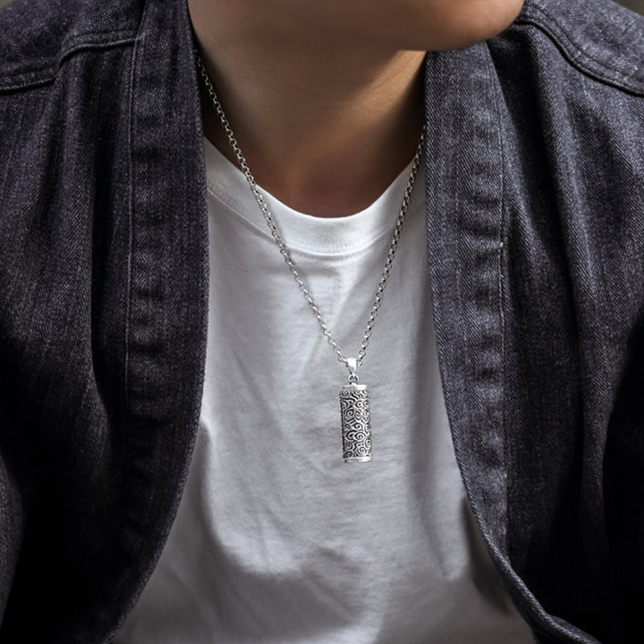 Buddha Stones Six True Words Protection Necklace Pendant - image 3