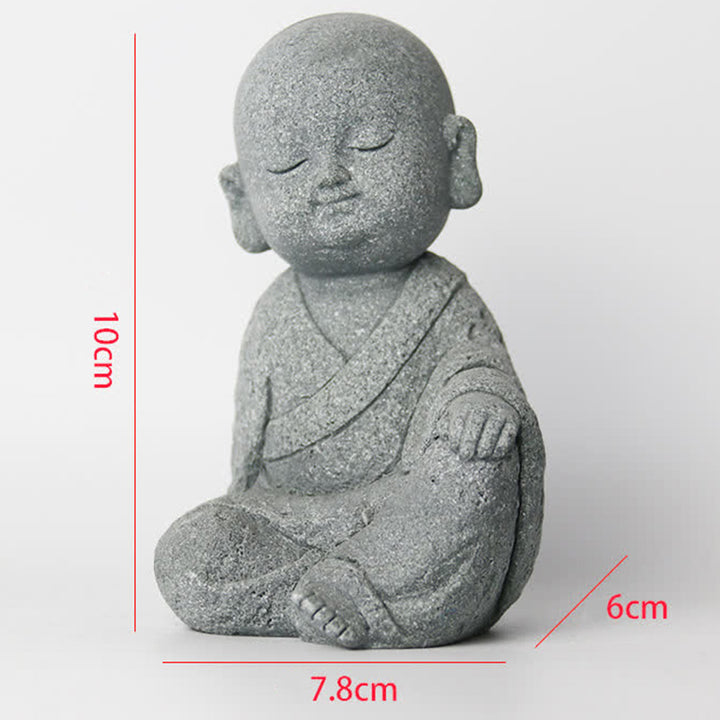 Buddha Stones Meditation Prayer Buddha Statue Compassion Home Decoration - 7.8*6*10cm - image 11