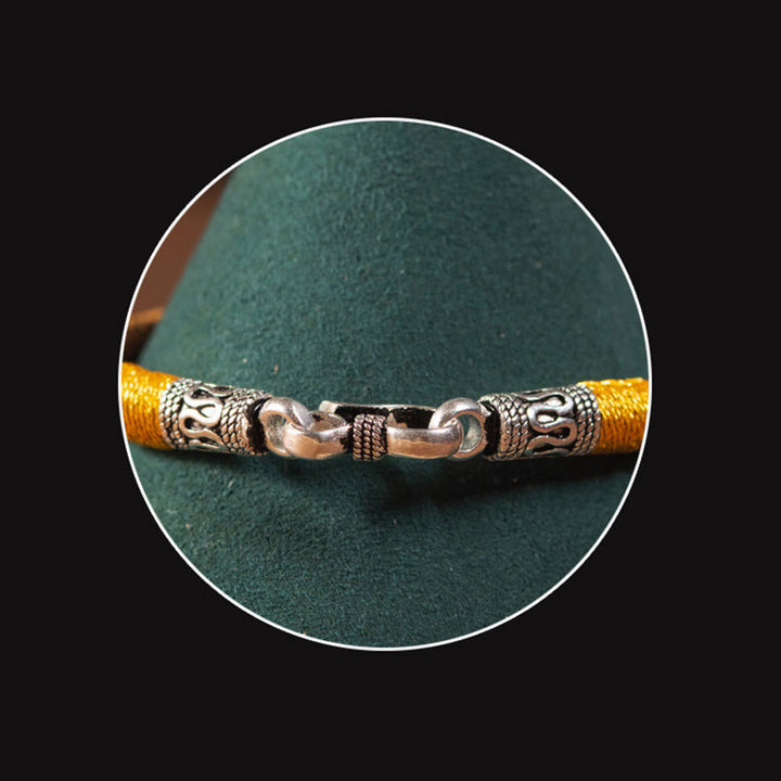 Buddha Stones Handmade Tibetan Amulet King Kong Knot Luck Protection Braided Bracelet - image 12