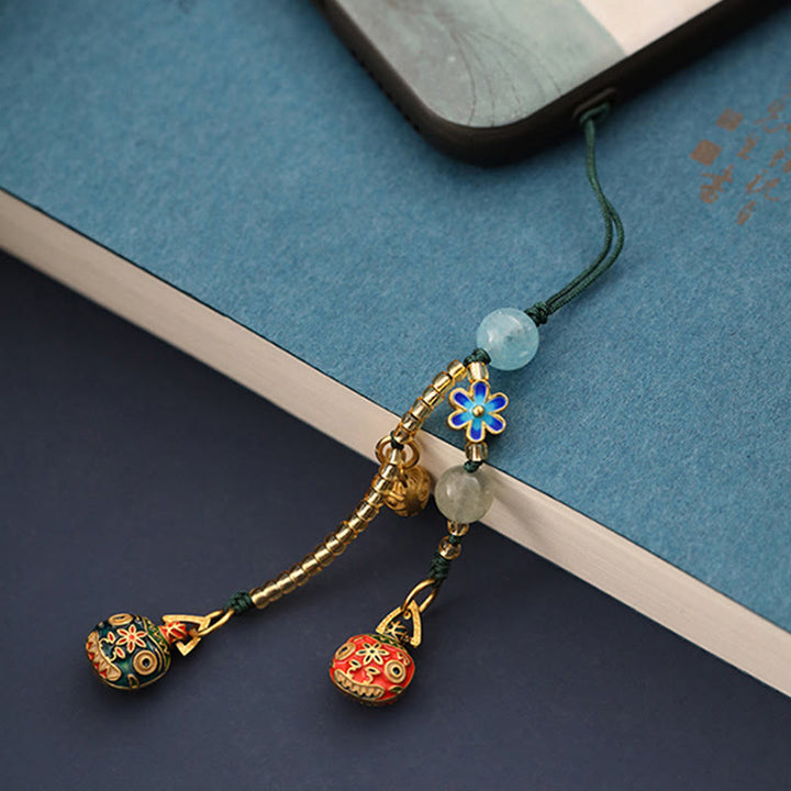 Gold Swallowing Beast Family Luck Key Chain - image 7