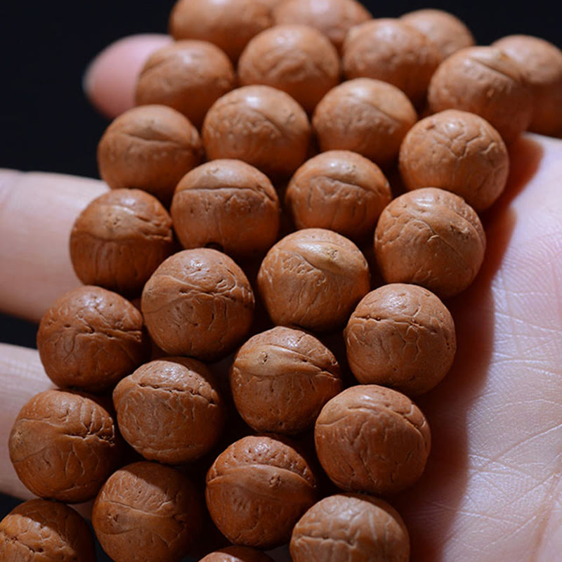 Buddha Stones 108 Mala Beads Nepal Bodhi Seed Luck Wealth Tassel Bracelet - image 3