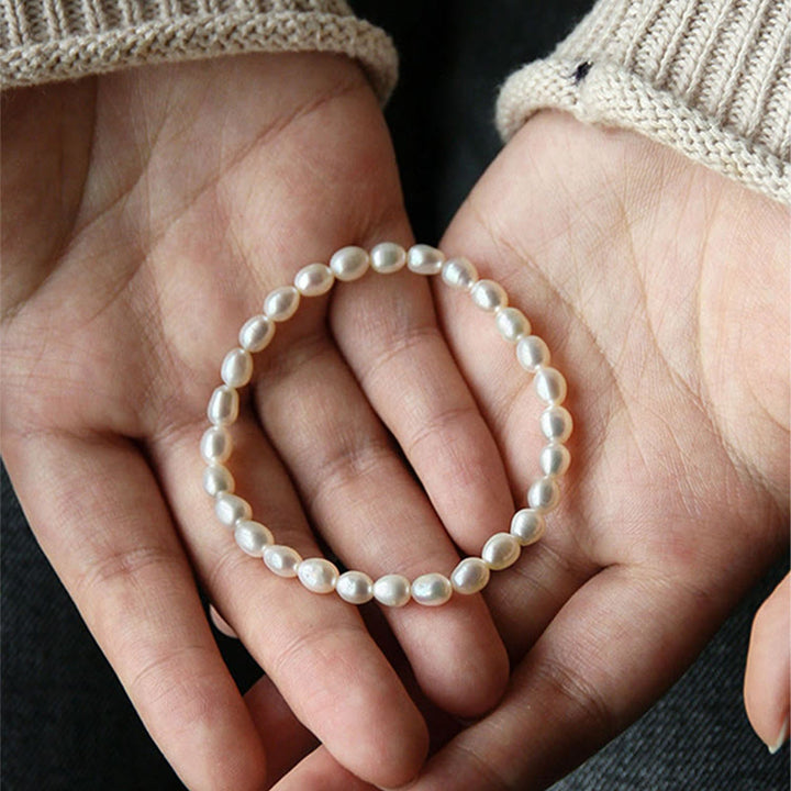 Buddha Stones Natural Pearl Healing Beaded Bracelet - image 13