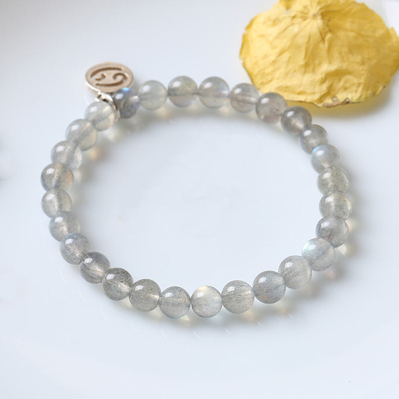 12 Constellations of the Zodiac Moonstone Charming Bracelet - image 10