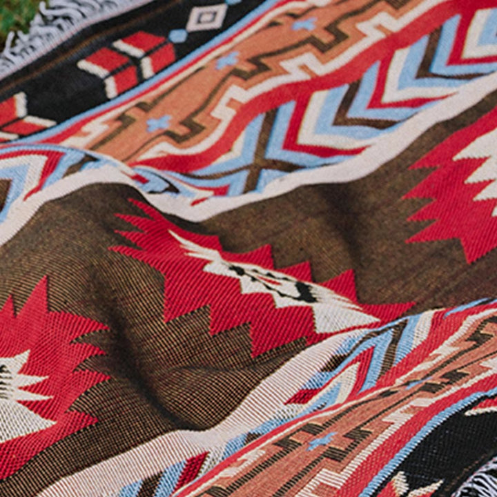 Geometric Warm Comfortable Camping Home Office Bed Blanket - image 4