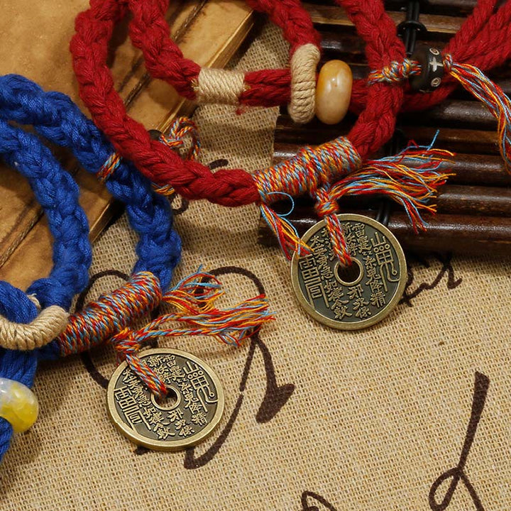 Buddha Stones Mountain Ghosts Spend Money Ward Off Evil Spirits Handmade Bracelet - image 7