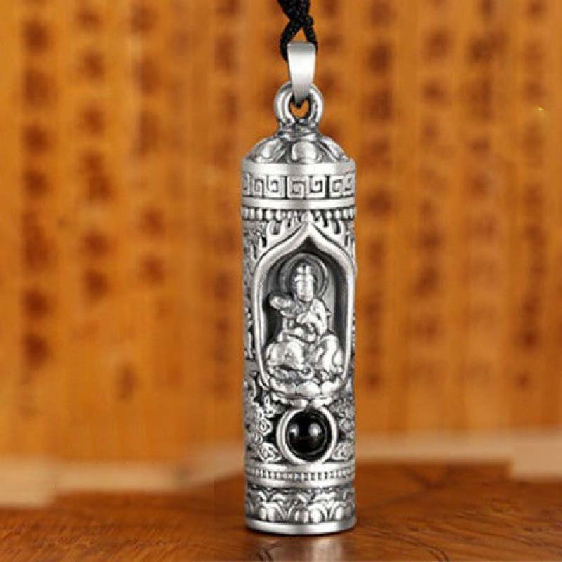 Buddha Stones Chinese Zodiac Natal Buddha Projection Prosperity Necklace Pendant - Dragon/Snake - image 11