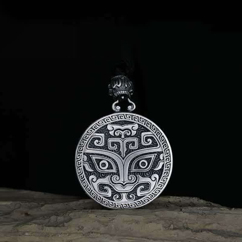 Lucky FengShui Mythological Creature Taotie Wealth Necklace Pendant - image 6