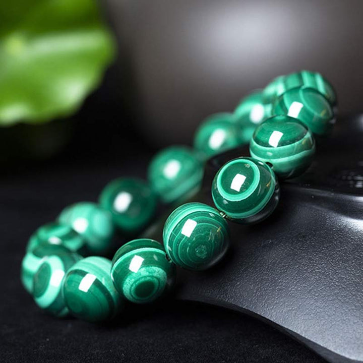 Buddha Stones Natural Malachite Protection Calmness Bracelet - image 23