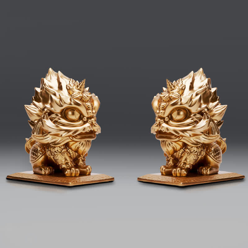 Buddha Stones Lion Statue Strength Resin Home Office Decoration - image 11
