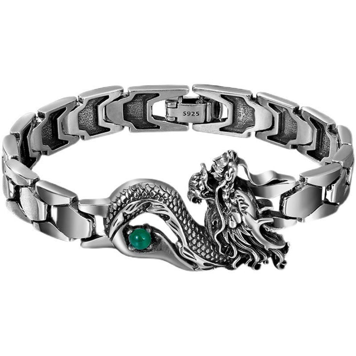 Buddha Stones Vintage Dragon Pattern Engraved Success Bracelet - image 4