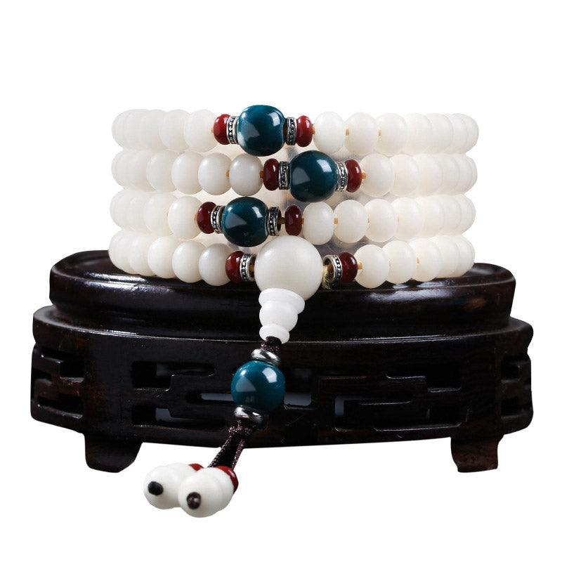 Buddha Stones Bodhi Seed Bead Lotus Blessing Charm Bracelet - image 3