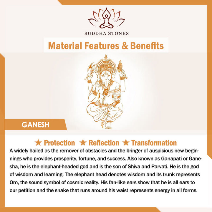 Buddha Stones Handmade Ganesh Ganpati Elephant Figurine Liuli Crystal Art Piece Protection Statue Home Decoration - image 12