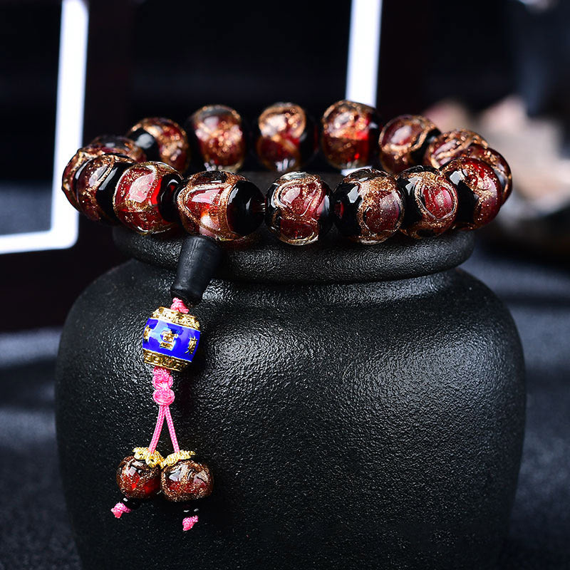 Tibetan Dragon Vein Agate Healing Bracelet - image 10