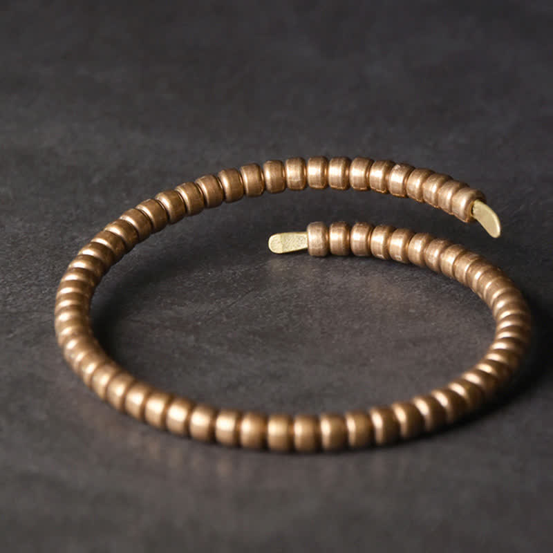 Buddha Stones Vintage Design Copper Balance Adjustable Cuff Bracelet - Men (Free Size) - image 0