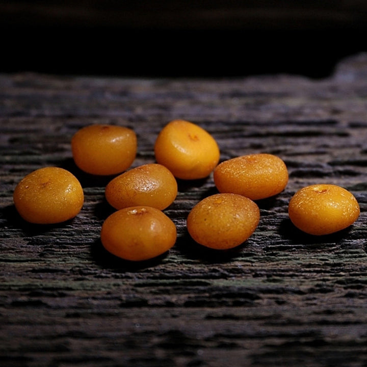 Buddha Stones 108 Mala Beads Tibet Sheep Horn Amber Luck Bracelet - image 17