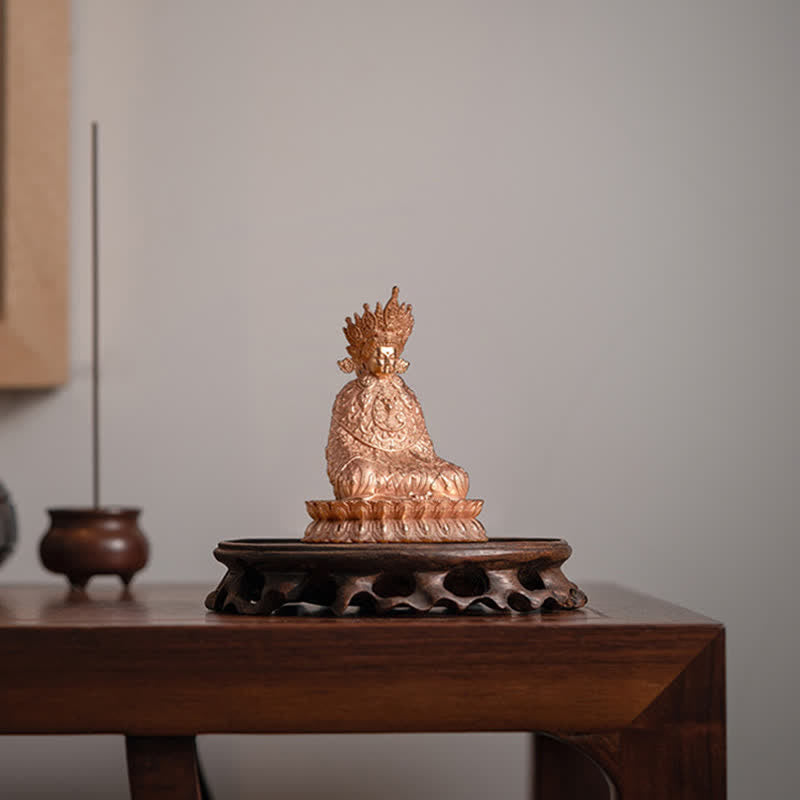 Buddha Shakyamuni Figurine Compassion Handmade Copper Statue Decoration - image 4