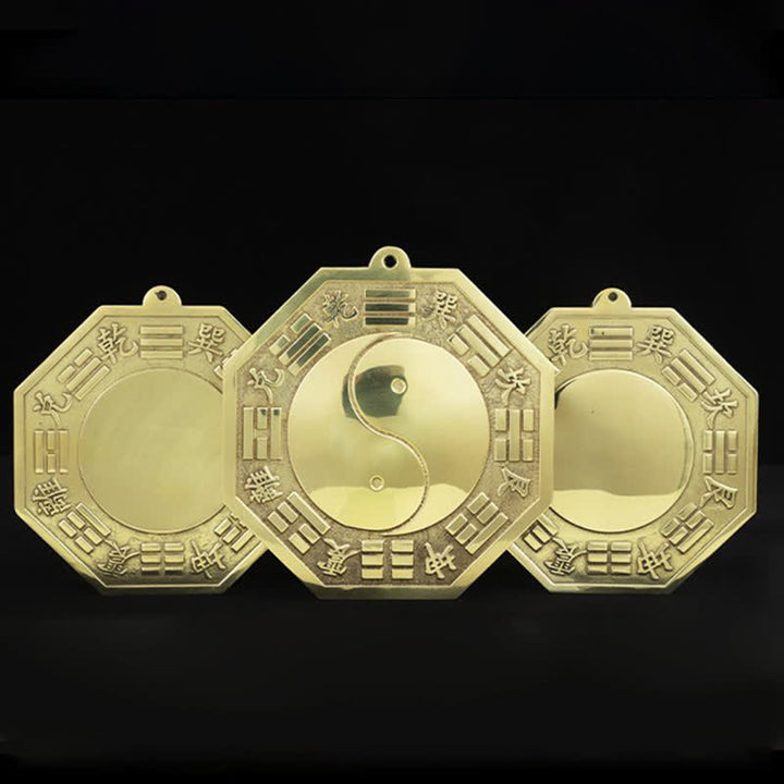 Buddha Stones Feng Shui Bagua Map Copper Balance Energy Map - image 17