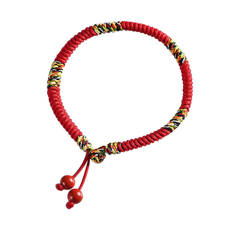 Buddha Stones Five Colors King Kong Knot String Protection Luck Bracelet - image 11