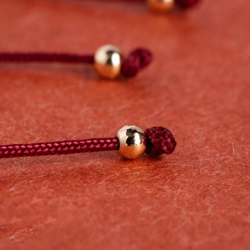 Buddha Stones Garnet Cinnabar PiXiu Blessing Calm String Bracelet - image 12