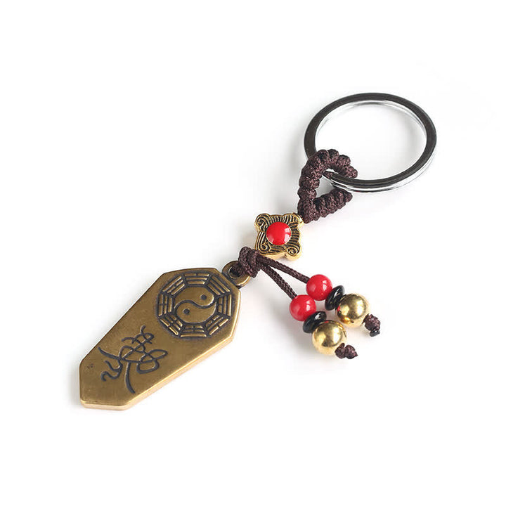 Feng Shui Bagua Yin Yang Balance Peace Keychain - image 6