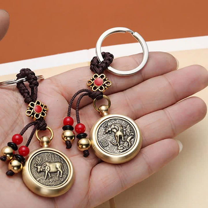 12 Chinese Zodiac Blessing Wealth Fortune Keychain - image 8
