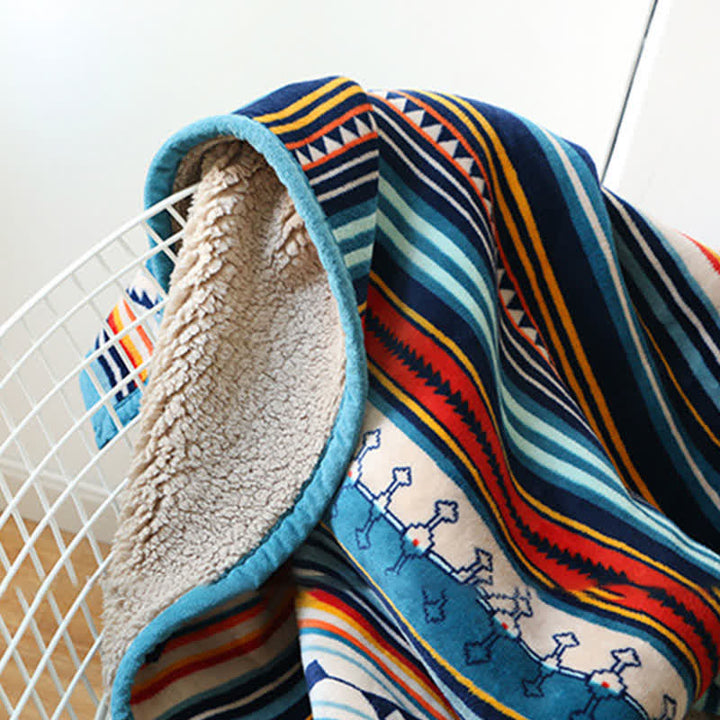 Buddha Stones Geometric Warm Soft Bed Throw Blanket - image 6