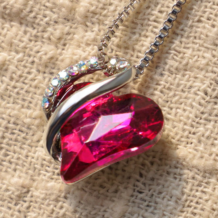 Buddha Stones Love Heart Birthstone Healing Energy Necklace Pendant - image 8