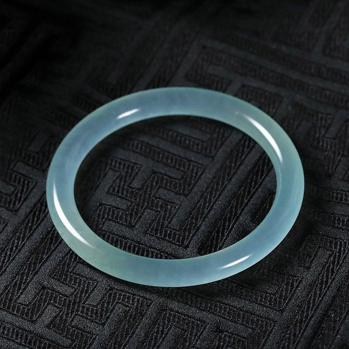 Buddha Stones Natural Jade Healing Blessing Bangle Bracelet - image 5