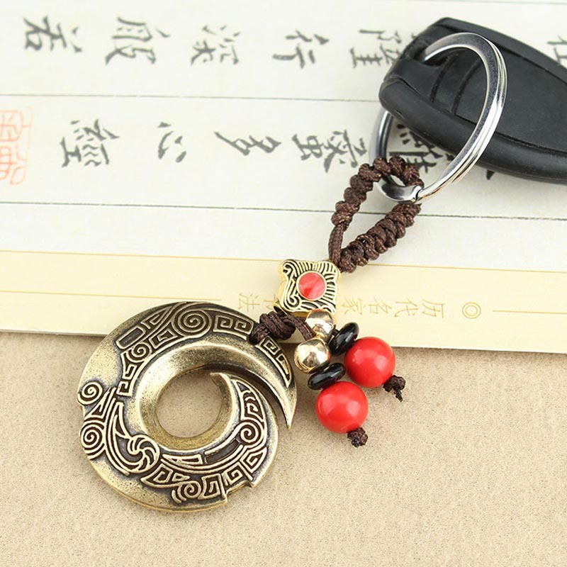 Good Luck Fortune Copper Wealth Key Chain - image 10
