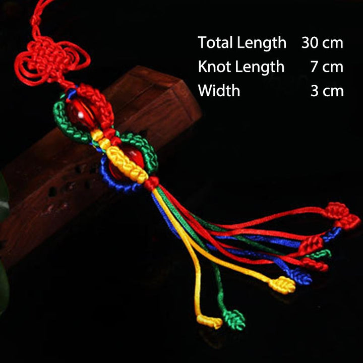 Buddha Stones Tibetan Blessing Lucky Vajra Knot Decoration - 4 - image 4