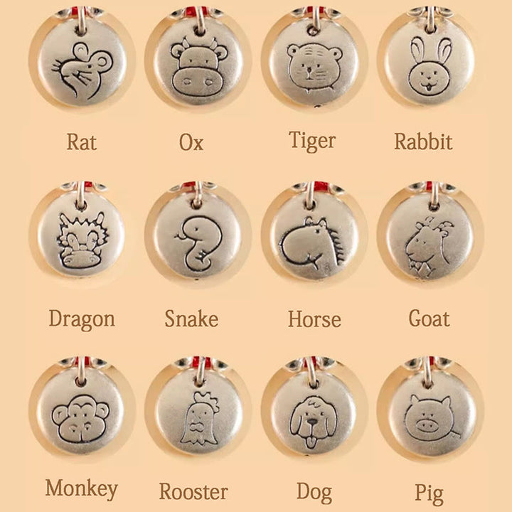 Buddha Stones Handmade 999 Sterling Silver Year of the Dragon Cute Chinese Zodiac Luck Braided Bracelet - image 36