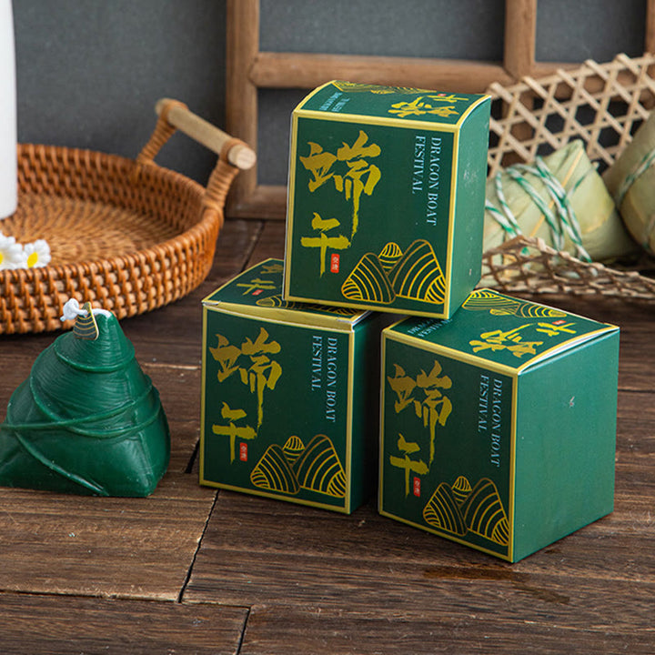 Buddha Stones Dragon Boat Festival Zongzi Pattern Scented Candle Gift For Family Friends - image 21